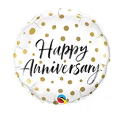 18" HAPPY ANNIVERSARY BALLOON — Flor De Monterey