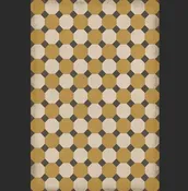 Vintage Vinyl Floorcloth | Williamsburg - Octogons - Jefferson | 20x30