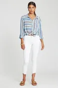 8 1/2" Rise JOYRICH COMFORT SKINNY OPTIC WHITE Jean by Dear John