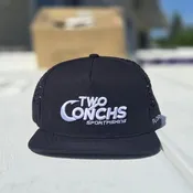 Black Fishy-Tek Youth Hat — Two Conchs Gear