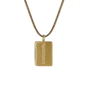 10K Gold Joyful Heart Foundation Fearlessness Tag on Cord