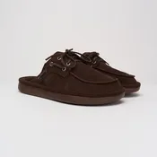 Boat Mule - Dark Brown - Suede