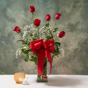 Six Red Roses