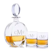 Custom Cooper Liquor Decanter Rocks Gift Sets By Crystalize