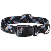 Flat Braided Adjustable Dog Collar 14"–20"