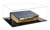 Acrylic Flat Base Book Display Cases