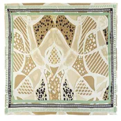 Abstract Graphic Print Bandana - Taupe