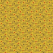 19th Century Sparklers Sideboard Yellow by Pam Buda