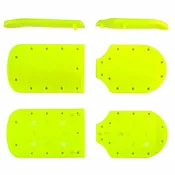 5mm Yellow Ski Boot Lifter Sole