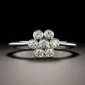Tiffany & Co. Diamond Bubbles Cluster Ring
