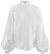 Alaïa Balloon Shirt in White