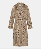 Bados Coat, Beige Tabacco