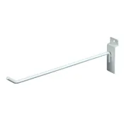 10" White Slatwall/Slatgrid Hook