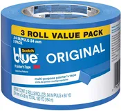 3M 2090 Blue Painter's Tape 2" 3 Pack