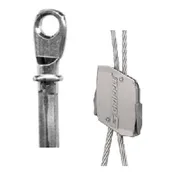 1/4" Straight Eyelet Cable Standard Hanger No. 2