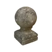 Antique Belgian Bluestone Finial (GE-09KQ)