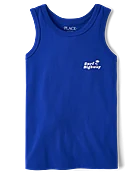 Boys Graphic Tank Top - Blue