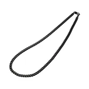 CARBONIZED TITANIUM CHAIN NECKLACE