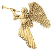 Angel of Good News Ornament (Bronze)