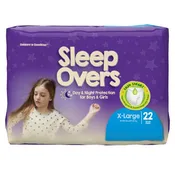 Cuties® Sleep Overs® Pull On Disposable Overnight Briefs