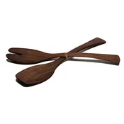 Andrew Pearce Salad Servers, Walnut 15″