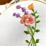 Hand Embroidery: Seasonal Posy
