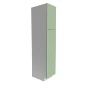 Manhattan Sage Green 1-Top Door 1-Bottom Door Pantry Cabinet