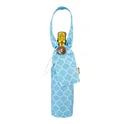 Blue Moroccan - Fabric Bottle Bag