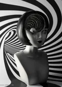 PRE-ORDER Junji Ito Uzumaki Azami Kurotani (Scar) Soft Vinyl Bust
