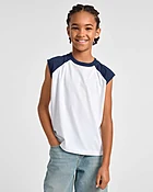 Boys Colorblock Muscle Tank Top - Blue