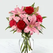 Heart's Emotions Bouquet - VASE INCLUDED