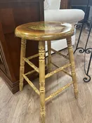 24" Stool w/Cabbage & Tomatoes