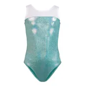 Aquamarine Sparkly Hologram Leotard