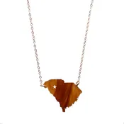 Acrylic State Star Necklace