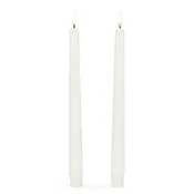 10" White Taper Candles