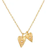 16" Double Heart Necklace