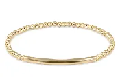ENewton Bliss Bar Smooth 3mm Gold Bracelet