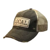 Local Distressed Trucker Style Cap