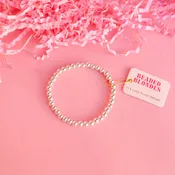 5MM Silver Beaded Bracelet