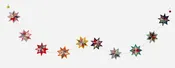 3D Star garland