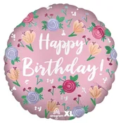 18" SATIN PEONY BALLOON — Flor De Monterey