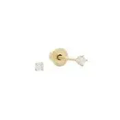 10k Solid Gold CZ stud