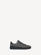 Baskets B-Court en cuir et jacquard Monogramme