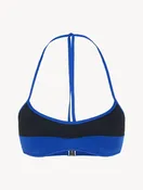 ACTIVE BEACH Reggiseno bikini in colore cobalto e nero