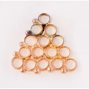 26mm Antique Gold Plated Over Copper Link