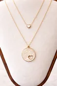 Delicate Heart Duo Necklace Set — Joseph Richard Florals