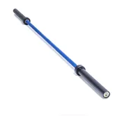 BELLS OF STEEL MULTI PURPOSE OLYMPIC BAR BLUE CERAKOTE SHAFT+BLACK CERAKOTE SLEEVES — All American Fitness