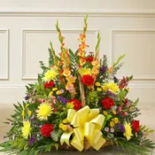 Thoughts and Prayers Fireside Basket - Bright