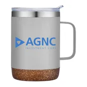 12oz. Vacuum Insulated SS Mug with Cork Bottom