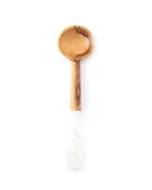 Spiral Handle Wild Olive Coffee Spoon | Swahili African Modern